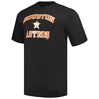Men's Profile Black/Heather Gray Houston Astros Big & Tall T-Shirt Combo Pack