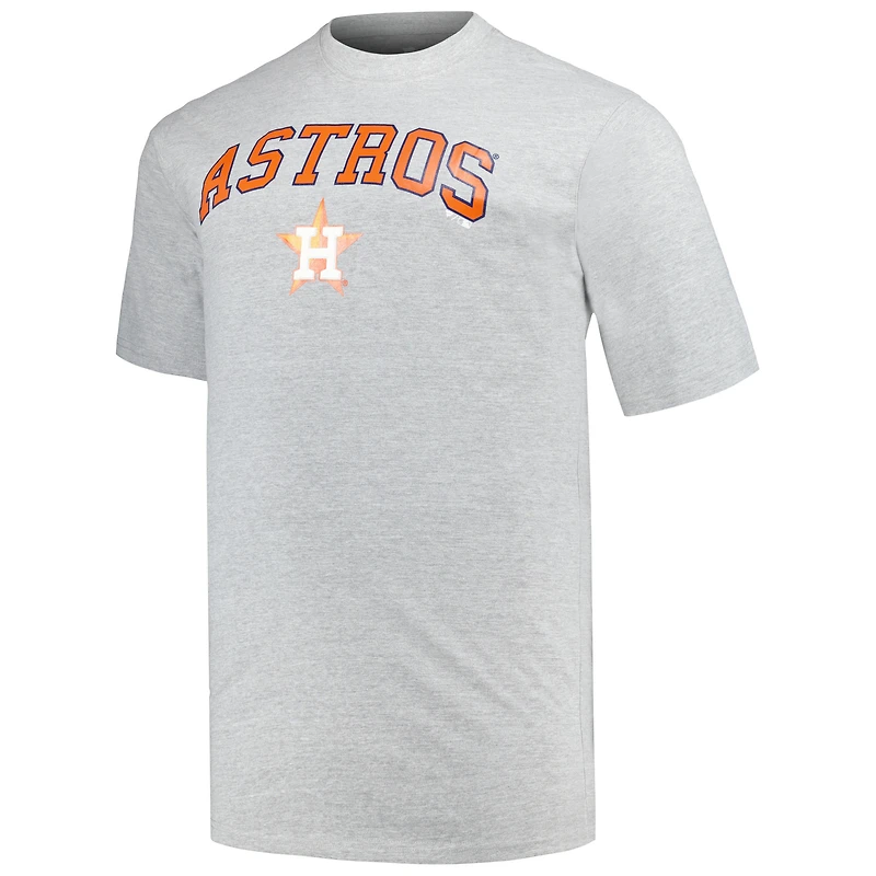 Men's Profile Black/Heather Gray Houston Astros Big & Tall T-Shirt Combo Pack