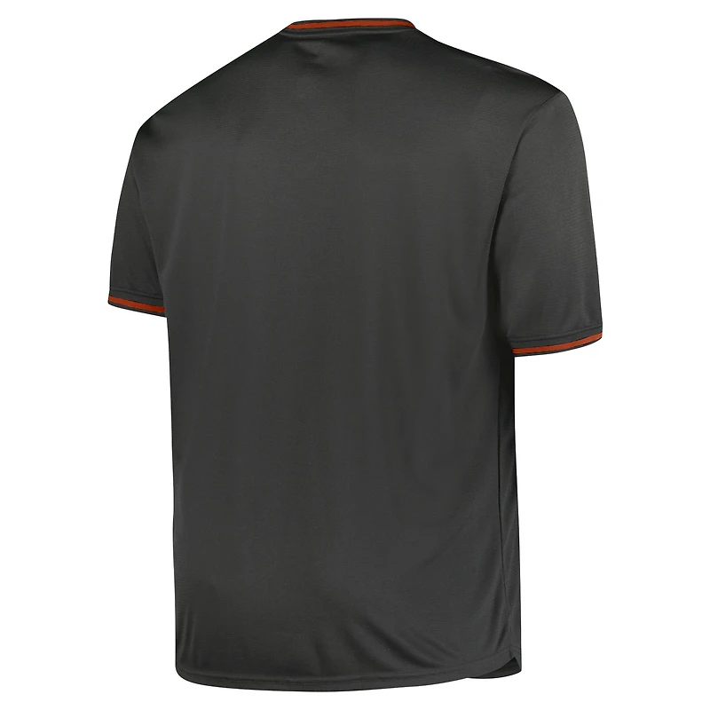 Men's Profile Charcoal Houston Astros Big & Tall Pop Fashion Jersey