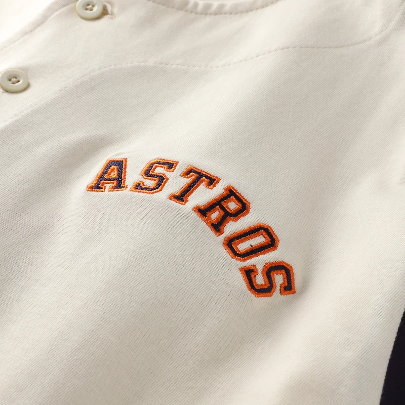 Men's Profile  Cream Houston Astros Big & Tall Full-Button Jersey