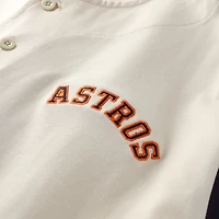 Men's Profile  Cream Houston Astros Big & Tall Full-Button Jersey