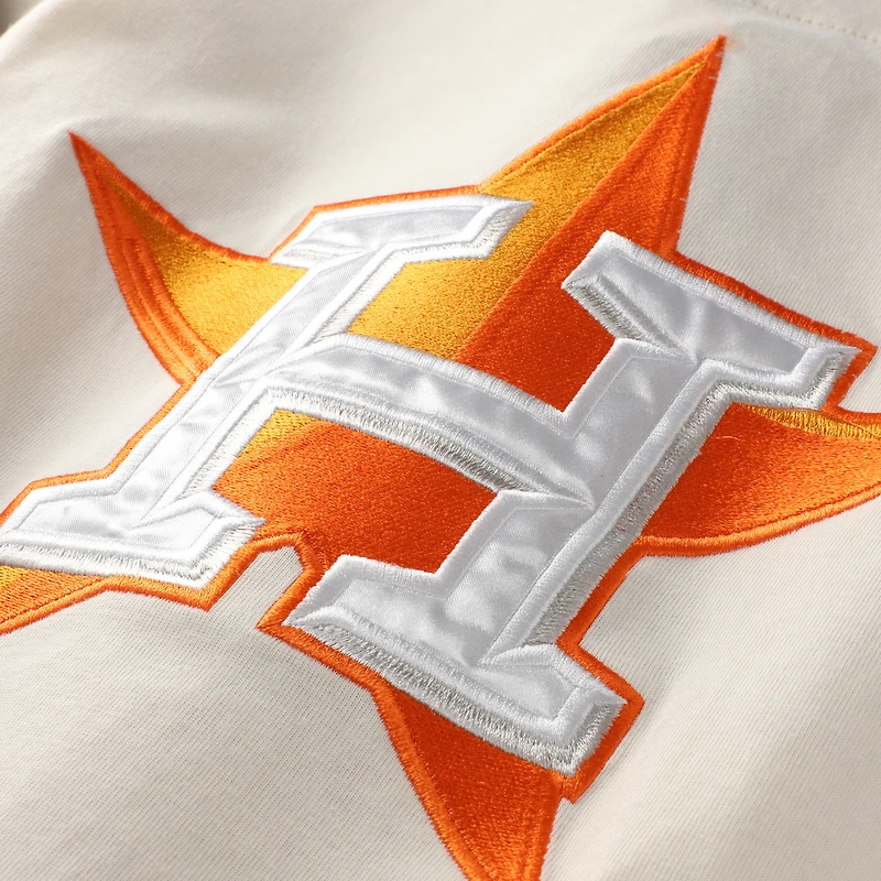 Men's Profile  Cream Houston Astros Big & Tall Full-Button Jersey