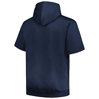 Sweat à capuche manches courtes contrastées, bleu marine, Houston Astros, grandes tailles, pour homme
