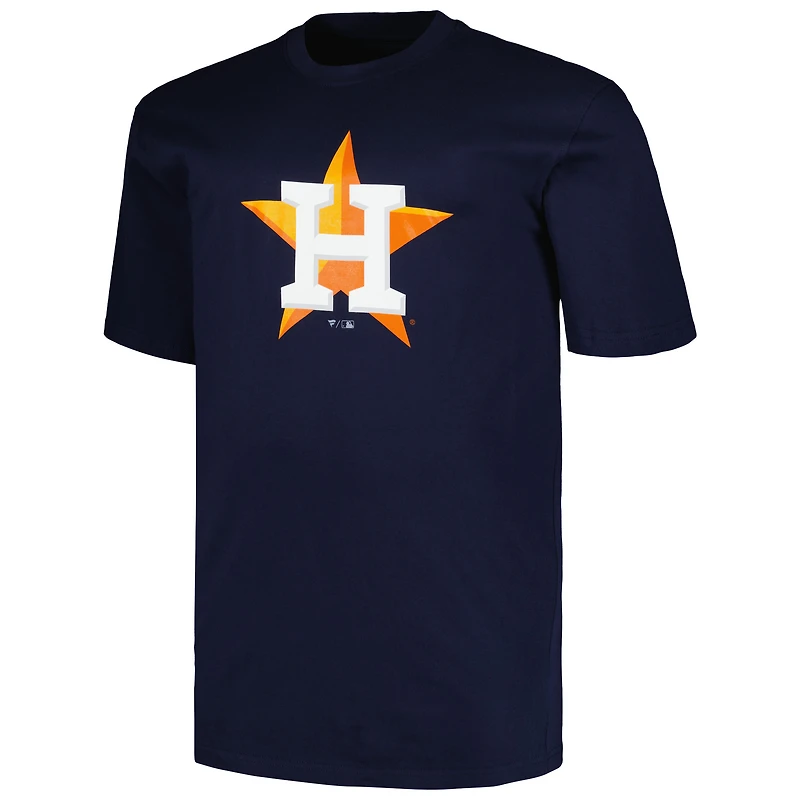 T-shirt pour hommes Profile Navy Houston Astros Big & Tall #1 Dad