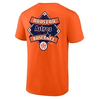 T-shirt profil orange Houston Astros Big & Tall Field Play pour hommes