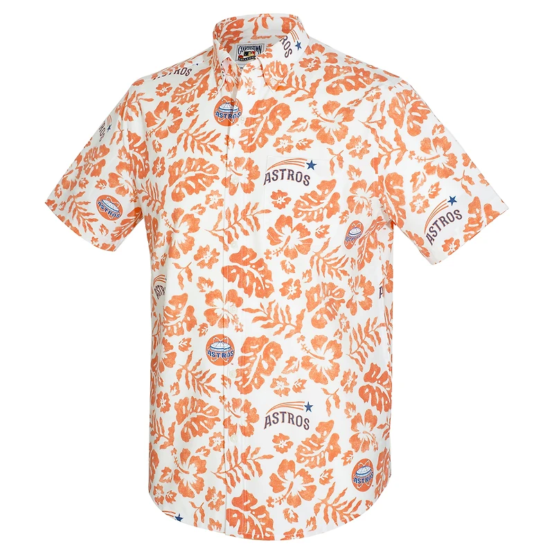 Polo de performance Reyn Spooner crème Houston Astros Cooperstown Pua pour homme