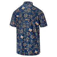 Polo de performance Reyn Spooner pour hommes, bleu marine, Houston Astros, collection Cooperstown