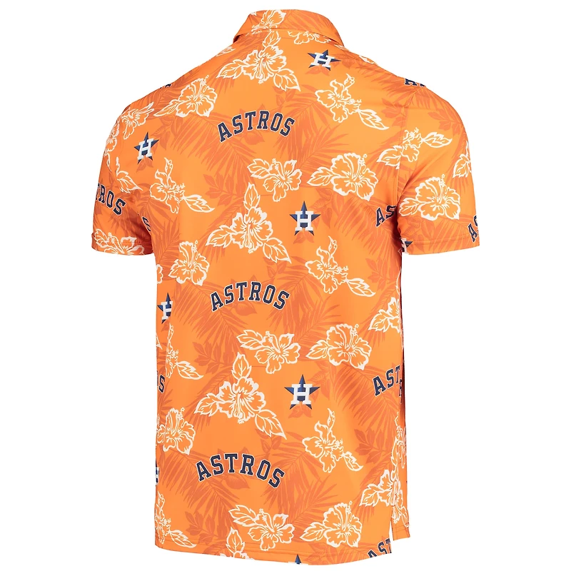 Polo Performance Reyn Spooner Houston Astros pour homme orange