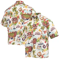 Chemise boutonnée Reyn Spooner Houston Astros Scenic blanche pour homme
