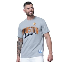 Lot de deux t-shirts Starter pour homme, bleu marine/gris chin