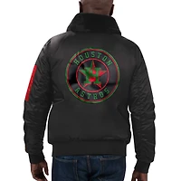 Men's Starter x Ty Mopkins Black Houston Astros History Month Satin Full-Zip Jacket