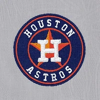 Chemise boutonnée en soie Tommy Bahama grise pour homme, motif Houston Astros Hit and Run