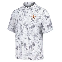 Polo tri-mélange Tommy Bahama pour hommes Houston Astros Sport Cabana Shores IslandZone gris