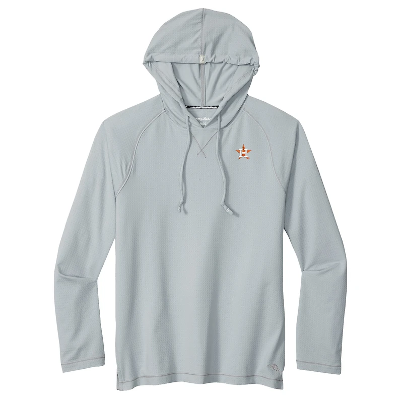 Men's Tommy Bahama Gray Houston Astros Sunset Rally IslandZone® Hoodie