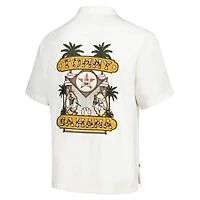 Men's Tommy Bahama White Houston Astros Pitcher's Paradiso Button-Up Camp Shirt