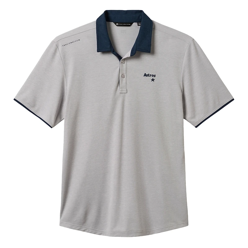 Men's TravisMathew Gray Houston Astros Victory Vibes Polo
