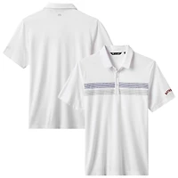Polo blanc Top Recruit des Astros de Houston pour homme TravisMathew