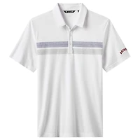 Men's TravisMathew White Houston Astros Top Recruit Tri-Blend Polo