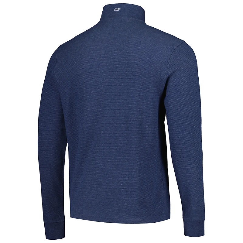 Men's Vineyard Vines Navy Houston Astros Saltwater Quarter-Zip Jacket