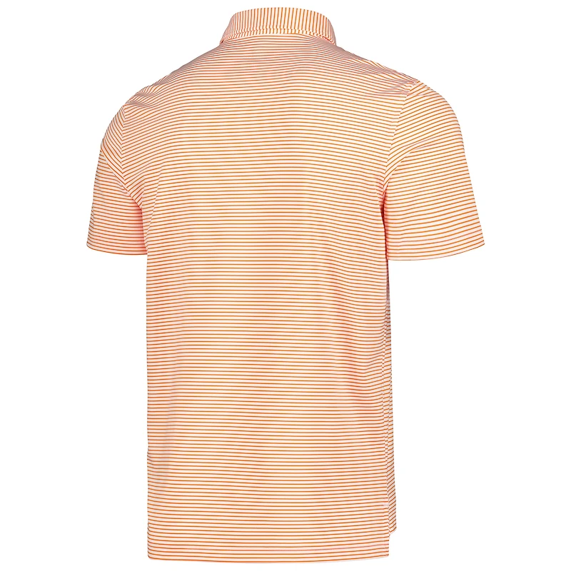 Men's Vineyard Vines  Orange Houston Astros Bradley Stripe Polo