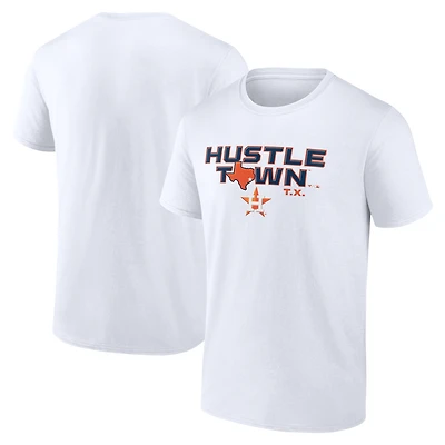 Men's  White Houston Astros Hustle Town T-Shirt