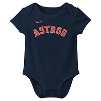 Newborn & Infant Nike Jose Altuve Navy Houston Astros Fuse Name Number Bodysuit