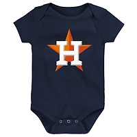 Body Outerstuff bleu marine pour nouveau-né et nourrisson, logo principal des Houston Astros