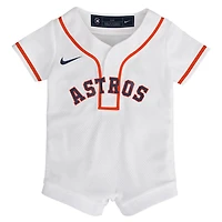 Newborn Nike White Houston Astros Home Replica Romper Jersey