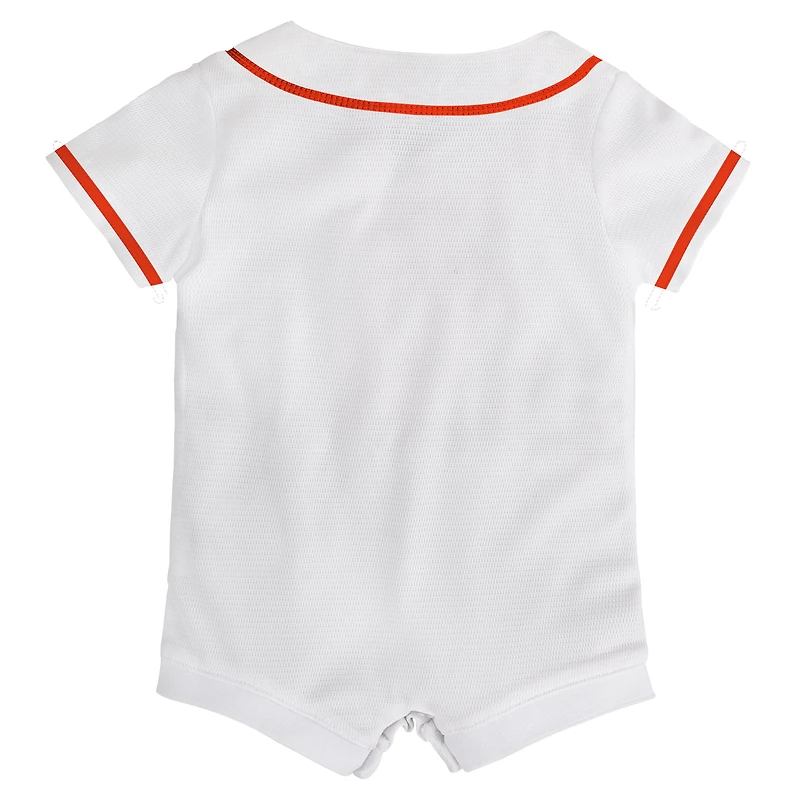 Newborn Nike White Houston Astros Home Replica Romper Jersey