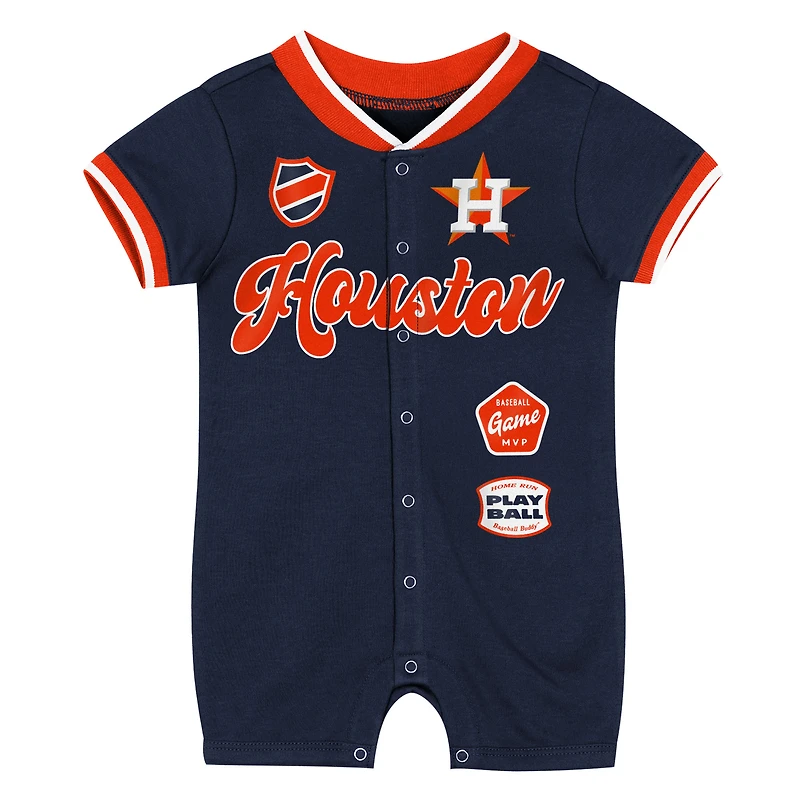 Combinaison Outerstuff bleu marine Houston Astros pour nouveau-né