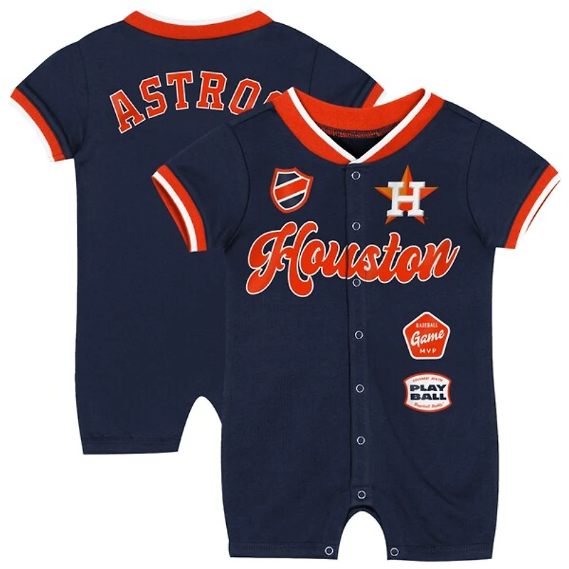 Combinaison Outerstuff bleu marine Houston Astros pour nouveau-né