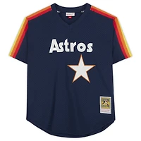 Maillot authentique Mitchell & Ness autographié par Nolan Ryan Houston Astros
