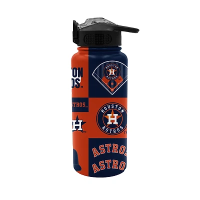 Pegasus Houston Astros 32oz. Local Slogan Press Top Water Bottle