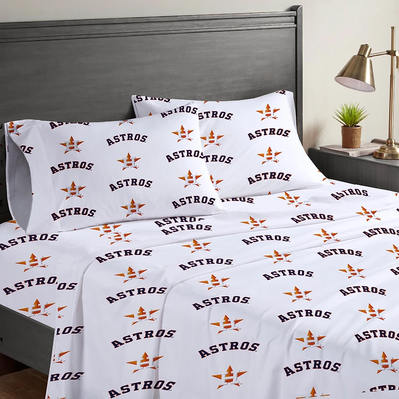 Ensemble de draps complets quatre pièces Pegasus Houston Astros