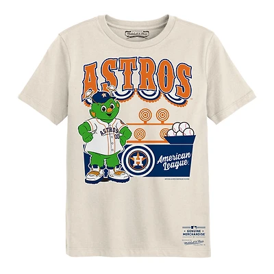 Preschool Mitchell & Ness Cream Houston Astros Step Back Up T-Shirt