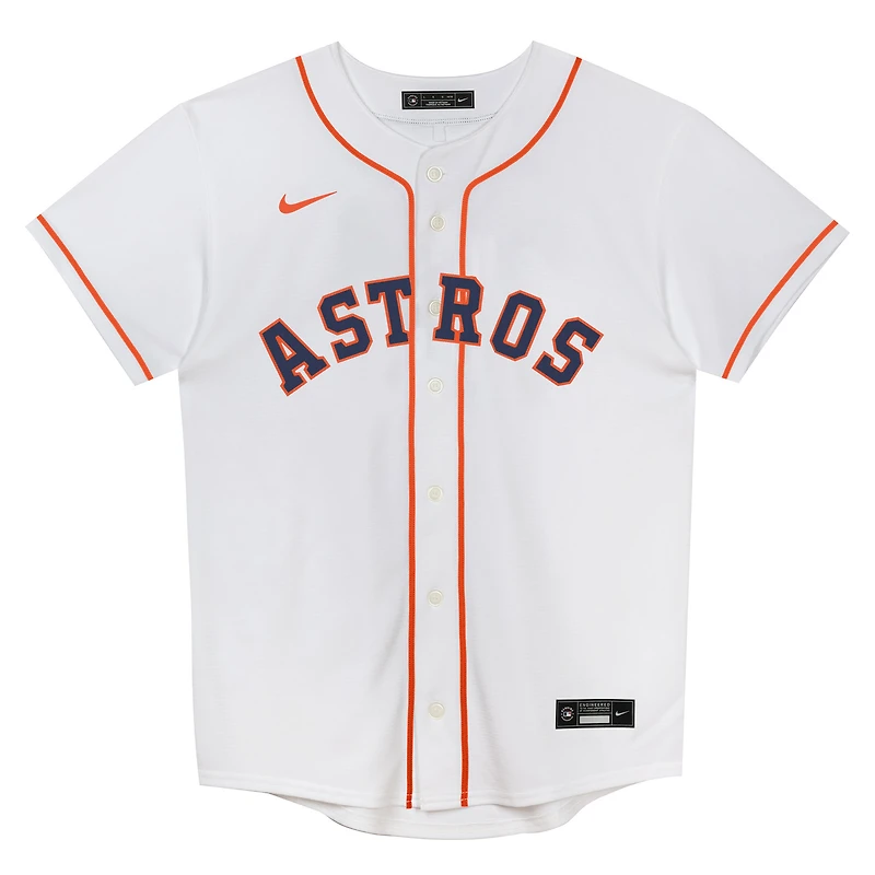 Maillot Nike José Altuve blanc des Astros de Houston à domicile pour enfant