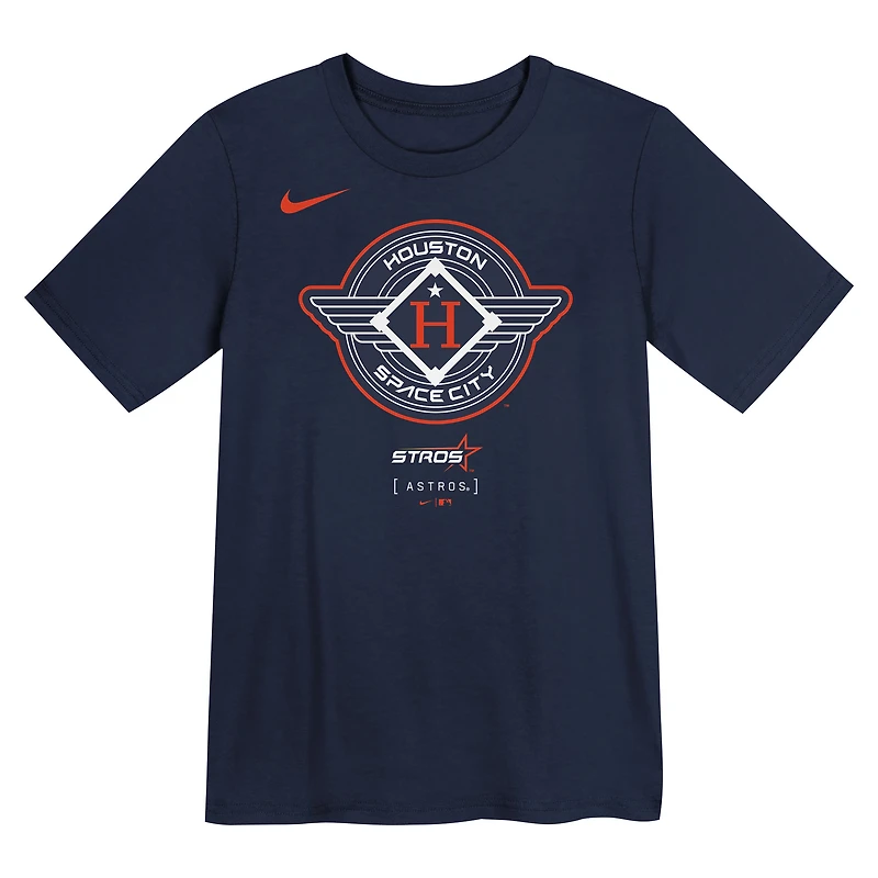 Preschool Nike Navy Houston Astros City Connect Logo T-Shirt
