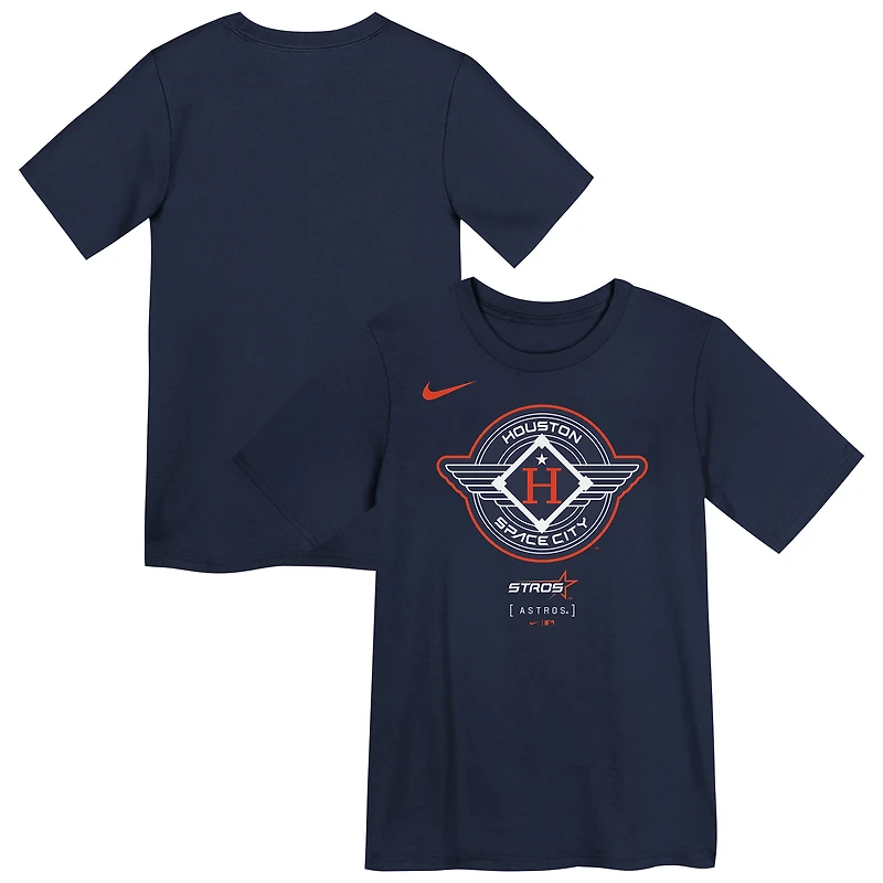 Preschool Nike Navy Houston Astros City Connect Logo T-Shirt