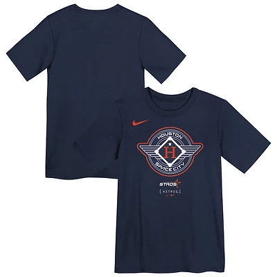 Preschool Nike Navy Houston Astros City Connect Logo T-Shirt