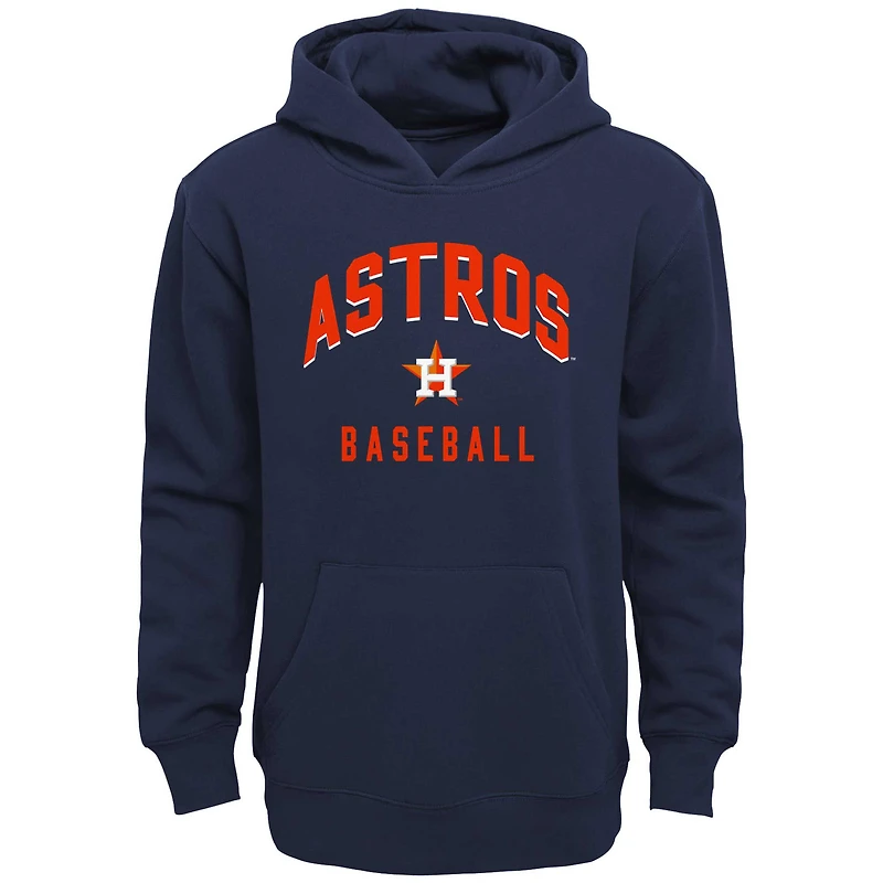 Ensemble avec sweat à capuche et pantalon en polaire Play-By-Play des Houston Astros pour tout-petit, bleu marine/gris