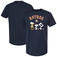 T-shirt bleu marine pour tout-petit Houston Astros Peanuts Flag