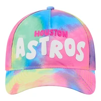 Toddler New Era  Houston Astros Tie Dye M-Crown A-Frame 9FORTY Adjustable Hat