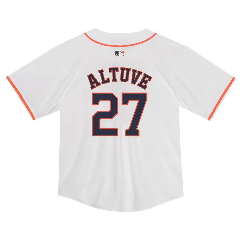 Maillot de match Nike Jose Altuve des Astros Houston, blanc, pour tout-petit