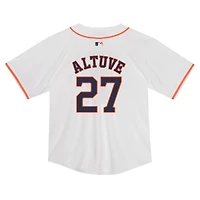 Maillot de match Nike Jose Altuve des Astros Houston, blanc, pour tout-petit