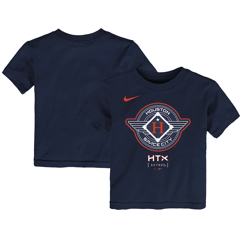 Toddler Nike Navy Houston Astros 2025 City Connect Logo T-Shirt