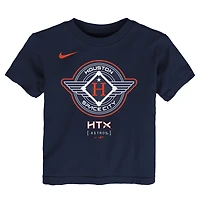 Toddler Nike  Navy Houston Astros 2025 City Connect Logo T-Shirt