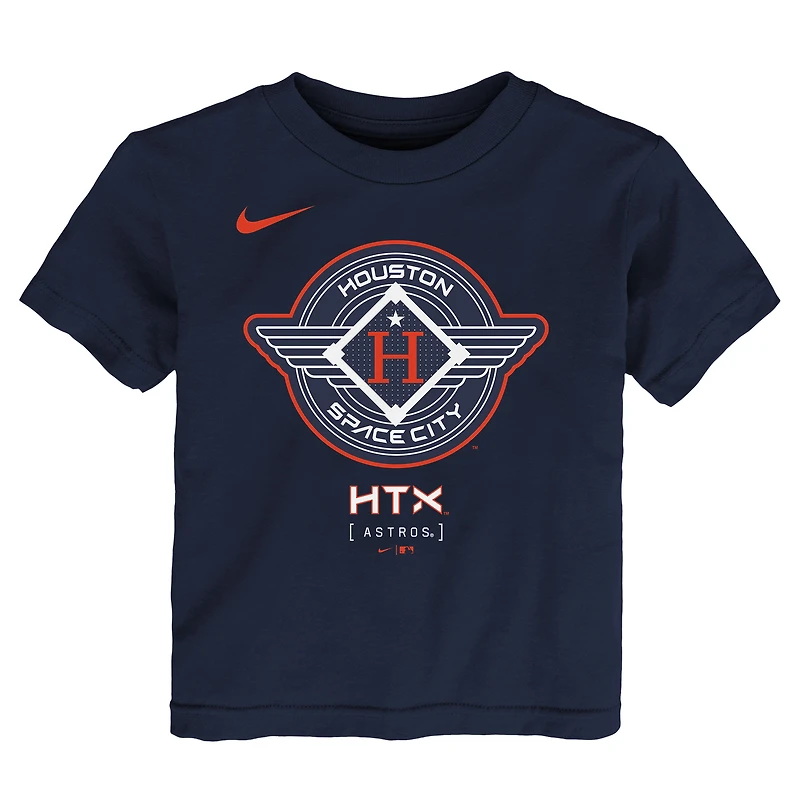 Toddler Nike Navy Houston Astros 2025 City Connect Logo T-Shirt