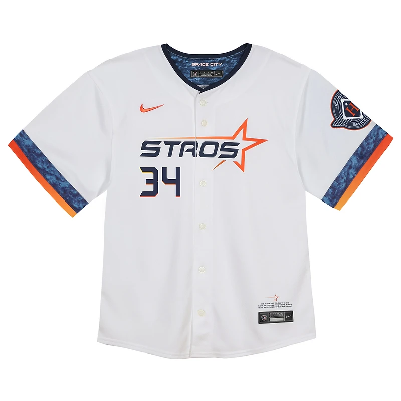Toddler Nike Nolan Ryan White Houston Astros City Connect 2025 Limited Jersey