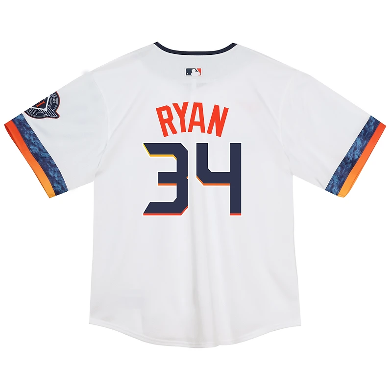 Maillot Nike Nolan Ryan blanc pour tout-petit des Astros de Houston City Connect 2025 en édition limitée