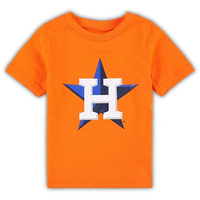 T-shirt orange avec logo principal de l'équipe Houston Astros pour tout-petit